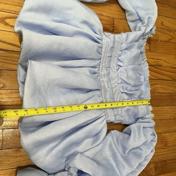 Aje Light Blue Off-Shoulder Top - Picture 9 of 10